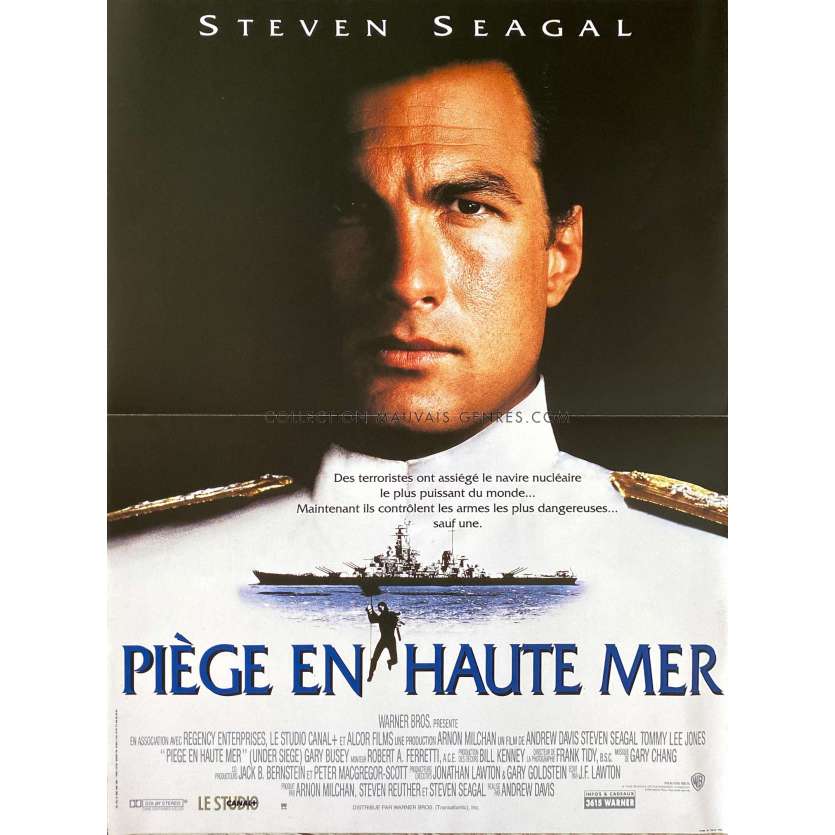 PIEGE EN HAUTE MER Affiche de film- 40x54 cm. - 1992 - Steven Seagal, Andrew Davis