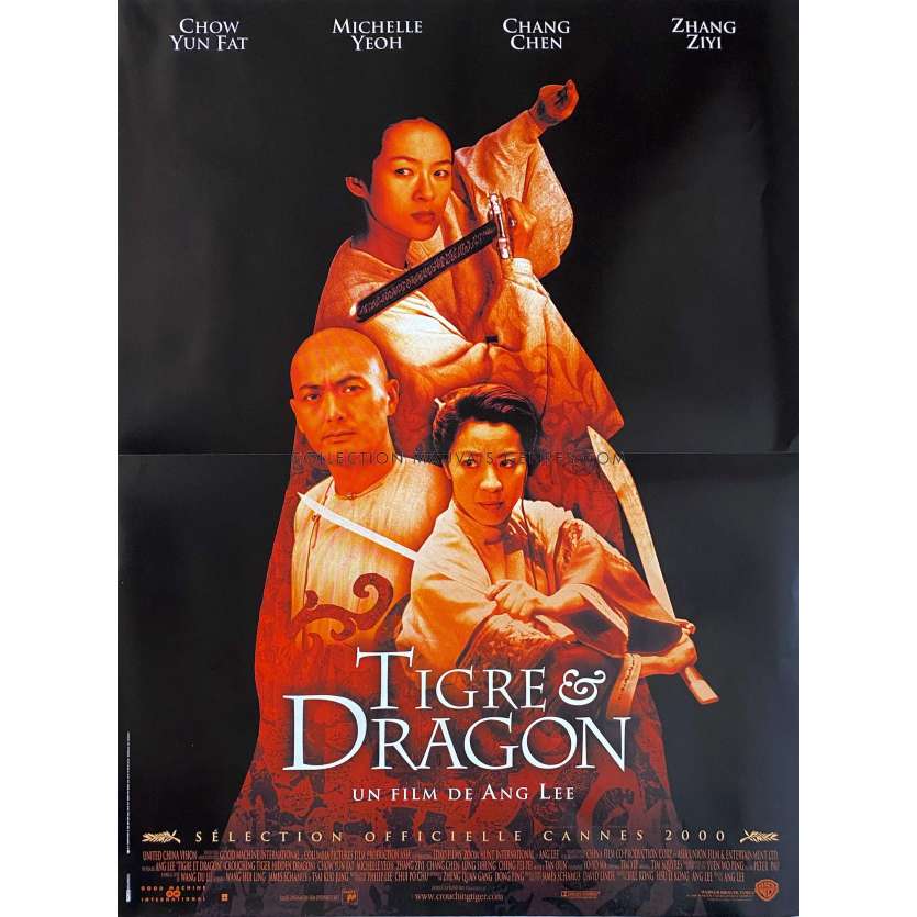 CROUCHING TIGER HIDDEN DRAGON Movie Poster- 15x21 in. - 2000 - Ang Lee, Chow Yun Fat