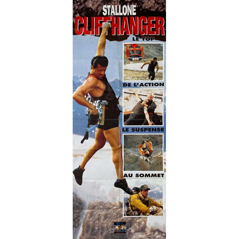 CLIFFHANGER Video Poster- 23x63 in. - 1993 - Renny Harlin, Sylvester Stallone
