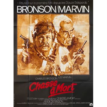 DEATH HUNT Movie Poster- 47x63 in. - 1981 - Peter Hunt, Charles Bronson, Lee Marvin