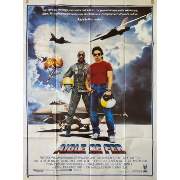 IRON EAGLE Movie Poster- 47x63 in. - 1986 - Sidney J. Furie, Louis Gossett Jr.