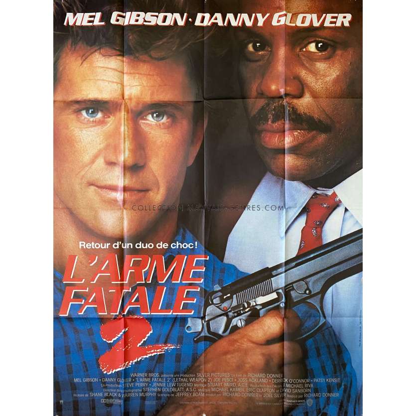 LETHAL WEAPON 2 Movie Poster- 47x63 in. - 1989 - Richard Donner, Mel Gibson