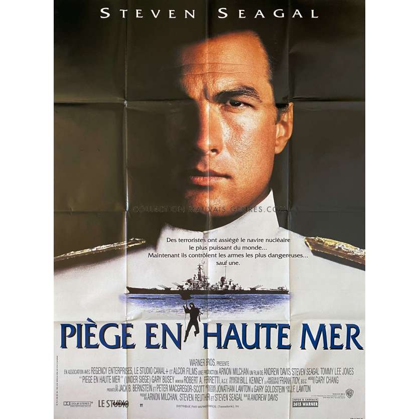 PIEGE EN HAUTE MER Affiche de film- 120x160 cm. - 1992 - Steven Seagal, Andrew Davis