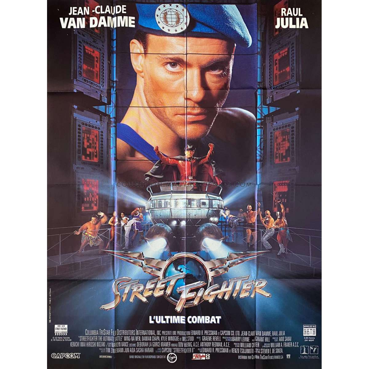 STREET FIGHTER French Movie Poster 47x63 in. 1994