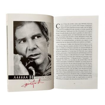 LE FUGITIF Dossier de presse 48p. SIGNÉ. par Harrison Ford