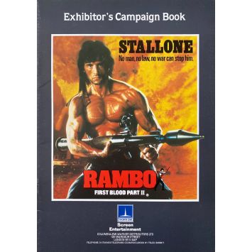 RAMBO 2 Dossier de presse 28p - 21x30 cm. - 1985 - Sylvester Stallone, George P. Cosmatos