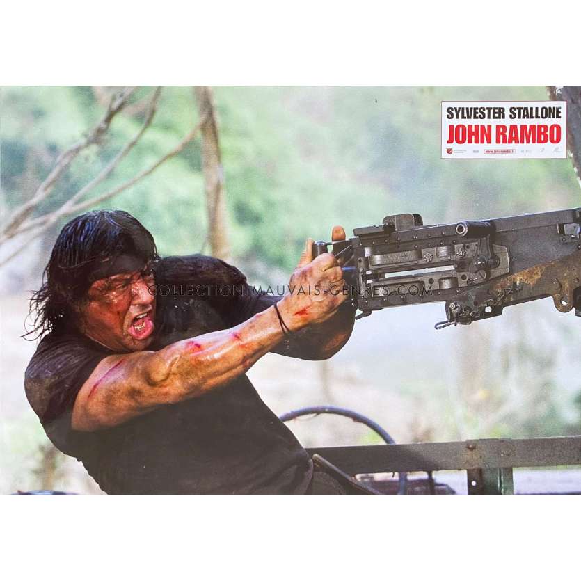 JOHN RAMBO Photo de film- 21x30 cm. - 2008 - Julie Benz, Sylvester Stallone