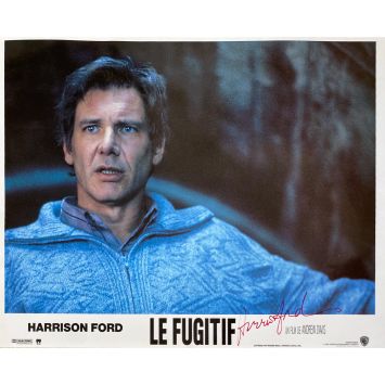 THE FUGITIVE Signed Photo- 9x12 in. - 1993 - Andrew Davis, Harrison Ford