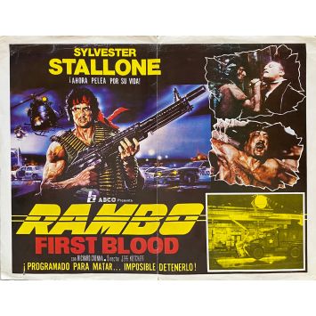 RAMBO - FIRST BLOOD Movie Poster- 14x21 in. - 1982 - Ted Kotcheff, Sylvester Stallone