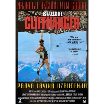 CLIFFHANGER Affiche de film- 50x70 cm. - 1993 - Sylvester Stallone, Renny Harlin