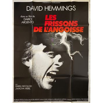 LES FRISSONS DE L'ANGOISSE Affiche de film- 120x160 cm. - 1975 - David Hemmings, Dario Argento