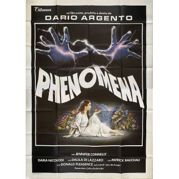 PHENOMENA Affiche de film 2 morceaux. - 140x200 cm. - 1985 - Jennifer Connely, Dario Argento