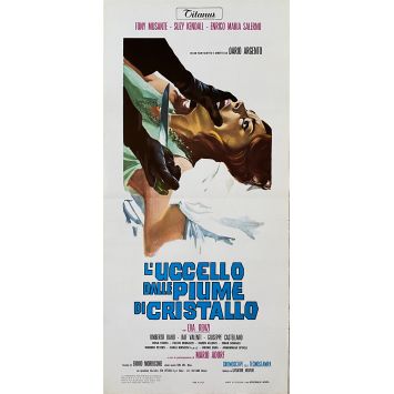 L'OISEAU AU PLUMAGE DE CRISTAL Affiche de film N06 - 33x71 cm. - 1970 - Tony Musante, Dario Argento