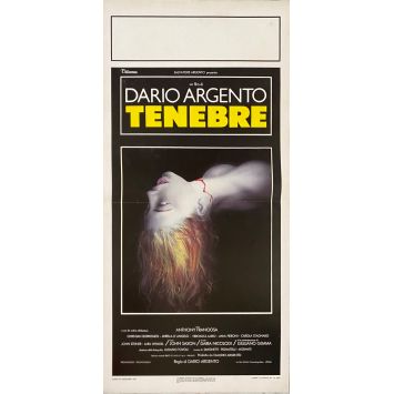 TENEBRES Affiche de film- 33x71 cm. - 1982 - John Saxon, Dario Argento