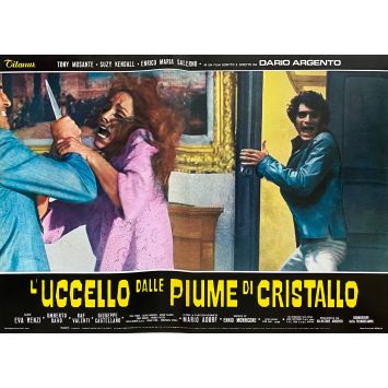 THE BIRD WITH THE CRYSTAL PLUMAGE Lobby Card N01 - 18x26 in. - 1970 - Dario Argento, Tony Musante