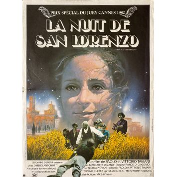 LA NUIT DE SAN LORRENZO Affiche de film- 40x54 cm. - 1982 - Omero Antonutti, Paolo Taviani