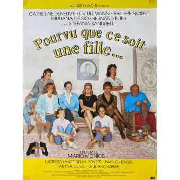 SPERIAMO CHE SIA FEMMINA Movie Poster- 15x21 in. - 1986 - Mario Monicelli, Liv Ullmann, Catherine Deneuve