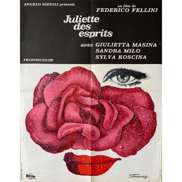 JULIETTE DES ESPRITS Affiche de film- 60x80 cm. - 1965 - Giulietta Masina, Federico Fellini