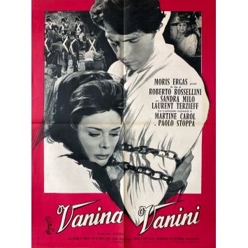 VANINA VANINI Affiche de film- 60x80 cm. - 1961 - Laurent Terzieff, Roberto Rossellini