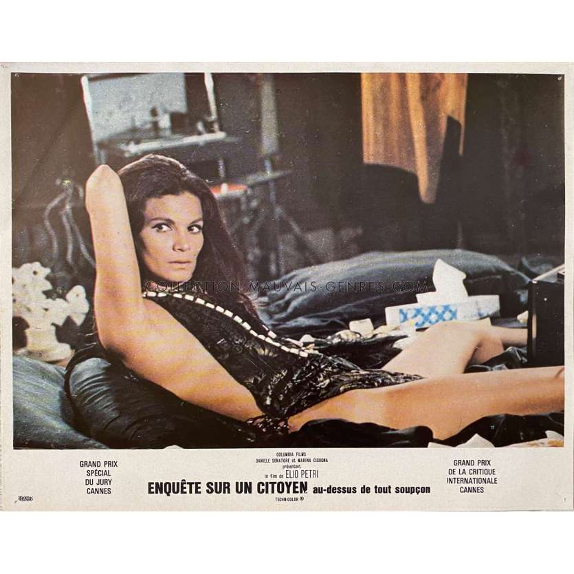 INVESTIGATION OF A CITIZEN Lobby Card N02 - 9x12 in. - 1970 - Elio Petri, Gian Maria Volonte