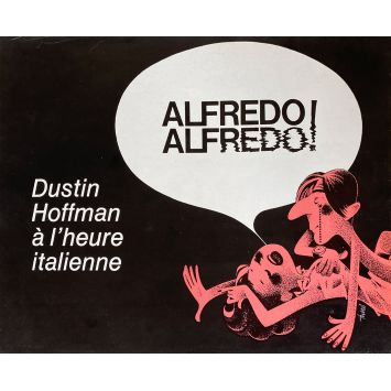 ALFREDO ALFREDO Herald/Trade Ad 4p - 9x12 in. - 1972 - Pietro Germi, Dustin Hoffman, Stefania Sandrelli