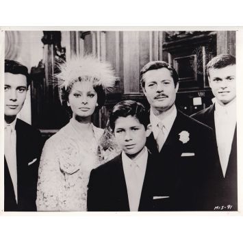 MARIAGE A L'ITALIENNE Photo de presse N06 - 20x25 cm. - 1964 - Sophia Loren, Marcello Mastroianni, Vittorio De Sica