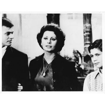 MARIAGE A L'ITALIENNE Photo de presse N08 - 20x25 cm. - 1964 - Sophia Loren, Marcello Mastroianni, Vittorio De Sica