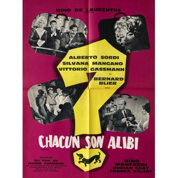 AND SUDDENLY IT'S MURDER Movie Poster- 23x32 in. - 1960 - Mario Camerini, Alberto Sordi, Vittorio Gassman