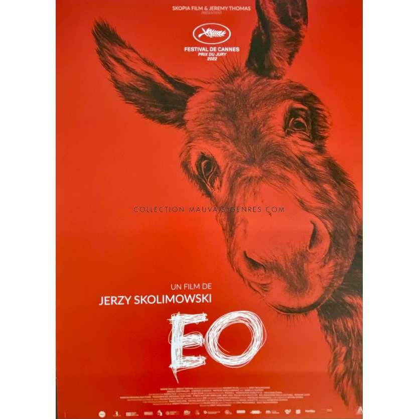 EO Affiche de film- 40x60 cm. - 2022 - Isabelle Huppert , Jerzy Skolimowski