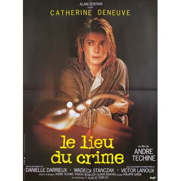 LE LIEU DU CRIME Affiche de film- 60x80 cm. - 1986 - Catherine Deneuve, André Téchiné
