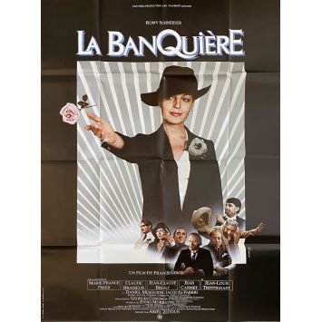 LA BANQUIERE Affiche de film- 120x160 cm. - 1980 - Romy Schneider, Francis Girod