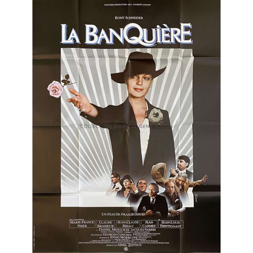 THE LADY BANKER Movie Poster- 47x63 in. - 1980 - Francis Girod, Romy Schneider
