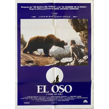 L'OURS Affiche de film- 74x110 cm. - 1988 - Tchéky Karyo, Jean-Jacques Annaud