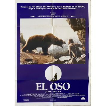 THE BEAR Movie Poster- 29x43 in. - 1988 - Jean-Jacques Annaud, Tchéky Karyo