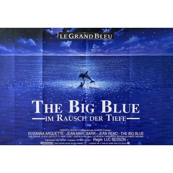 THE BIG BLUE Movie Poster- 23x33 in. - 1998 - Luc Besson, Jean Reno