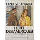HOTEL AMERICA Movie Poster- 47x63 in. - 1981 - André Téchiné, Catherine Deneuve