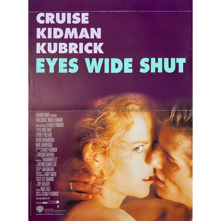 EYES WIDE SHUT Affiche de film- 40x54 cm. - 1999 - Tom Cruise, Nicole Kidman, Stanley Kubrick