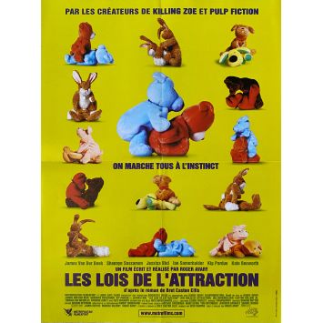 LES LOIS DE L'ATTRACTION Affiche de film- 40x54 cm. - 2002 - James Van Der Beek , Roger Avary