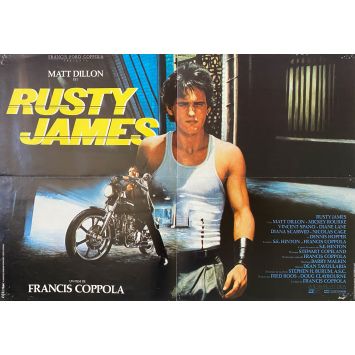 RUSTY JAMES Affiche de film- 40x54 cm. - 1983 - Matt Dillon, Francis Ford Coppola