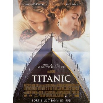TITANIC Affiche de film- 40x54 cm. - 1997 - Leonardo DiCaprio, James Cameron