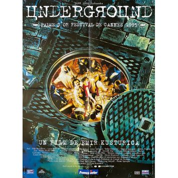 UNDERGROUND Affiche de film- 60x80 cm. - 1995 - Predrag Manojlovic, Emir Kusturica