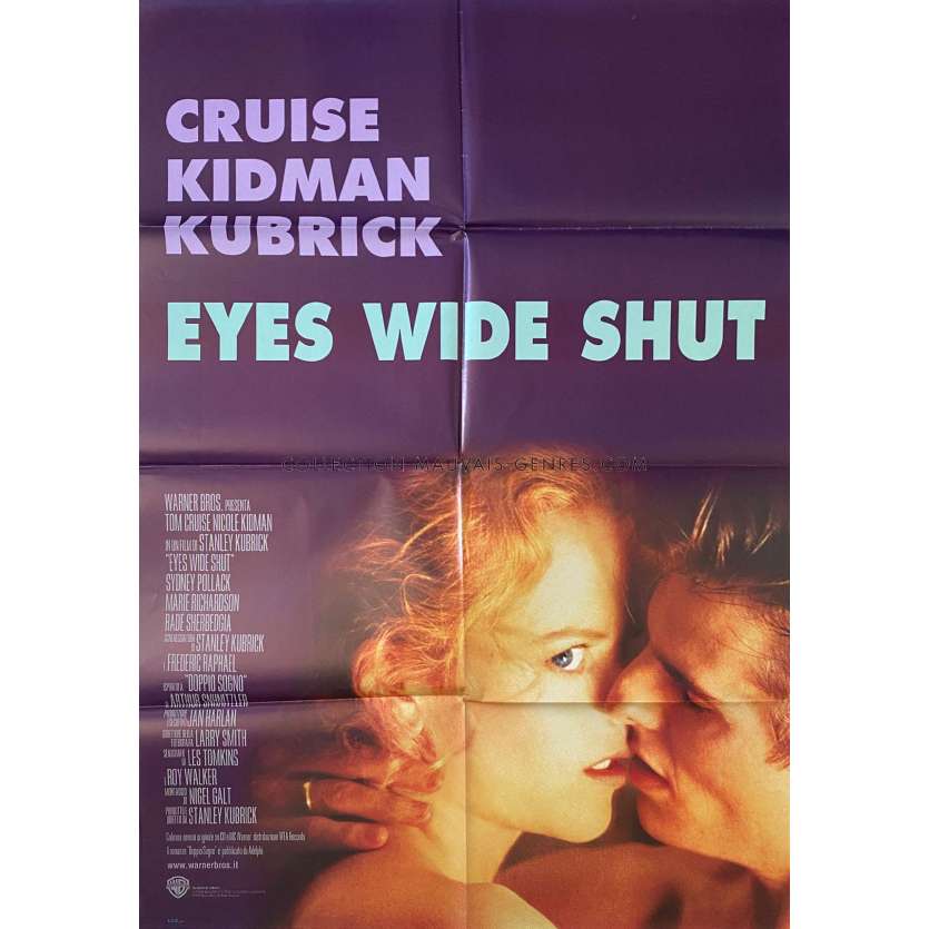 EYES WIDE SHUT Affiche de film- 100x140 cm. - 1999 - Tom Cruise, Nicole Kidman, Stanley Kubrick
