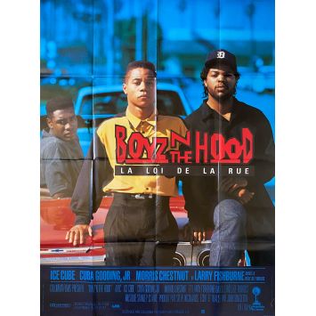 BOYZN THE HOOD Movie Poster- 47x63 in. - 1991 - John Singleton, Cuba Gooding Jr., Laurence Fishburne