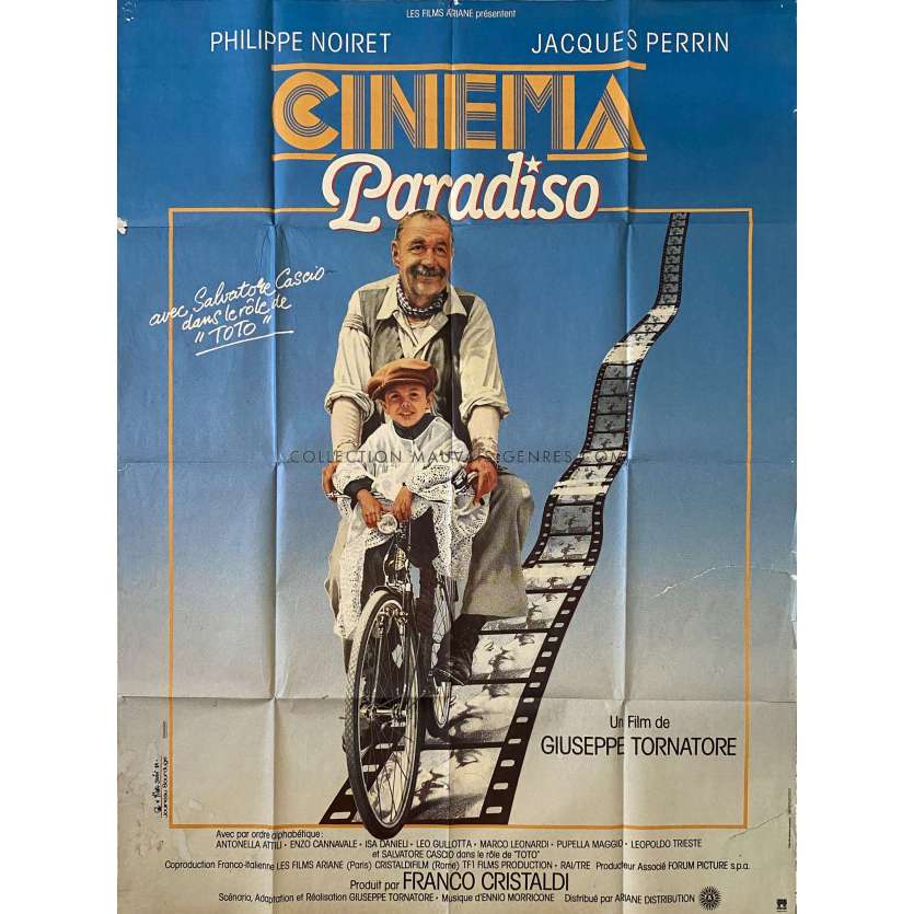 CINEMA PARADISO Movie Poster- 47x63 in. - 1988 - Giuseppe Tornatore, Philippe Noiret