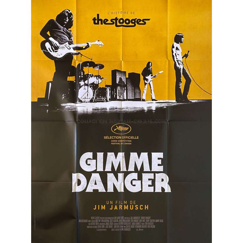 GIMME DANGER Movie Poster- 47x63 in. - 2016 - Jim Jarmusch, Iggy Pop