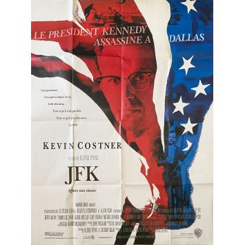 JFK Affiche de film- 120x160 cm. - 1991 - Kevin Costner, Oliver Stone