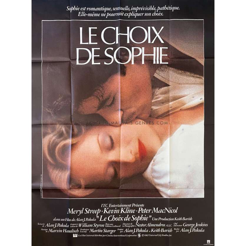 LE CHOIX DE SOPHIE Affiche de film- 120x160 cm. - 1982 - Meryl Streep, Alan J. Pakula