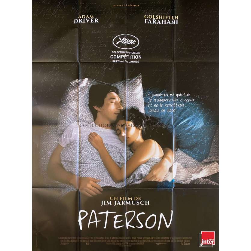 PATERSON Affiche de film- 120x160 cm. - 2016 - Adam Driver, Jim Jarmusch