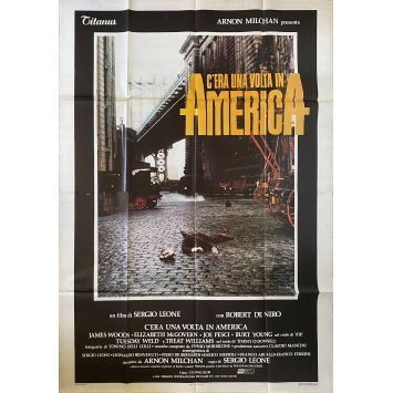 IL ETAIT UNE FOIS EN AMERIQUE Affiche de film- 140x200 cm. - 1984 - Robert de Niro, Sergio Leone