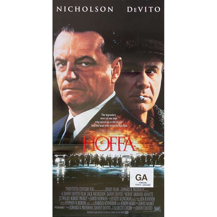 HOFFA Movie Poster- 13x30 in. - 1992 - Danny DeVito, Jack Nicholson